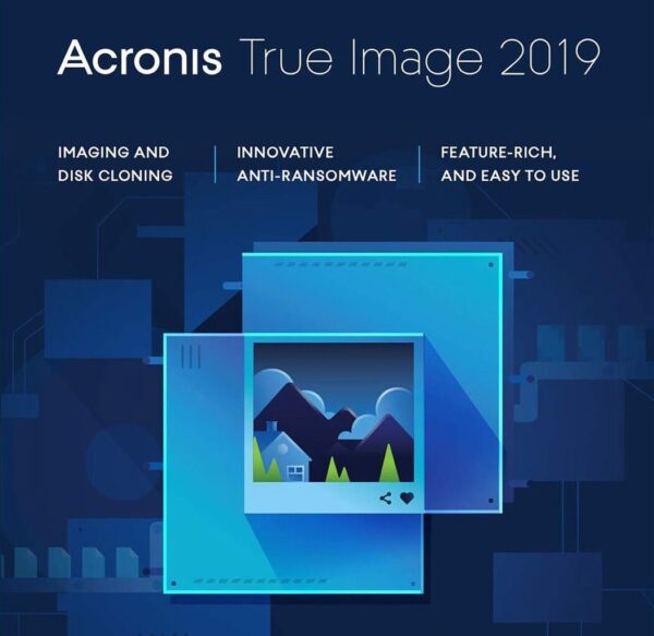 Acronis True Image Backup Software 2019 (PC/Android/Mac/iOS)